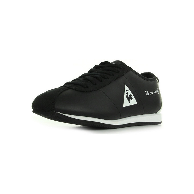 Le Coq Sportif Wendon W Lea / Suede Noir - Chaussures Baskets Basses Femme